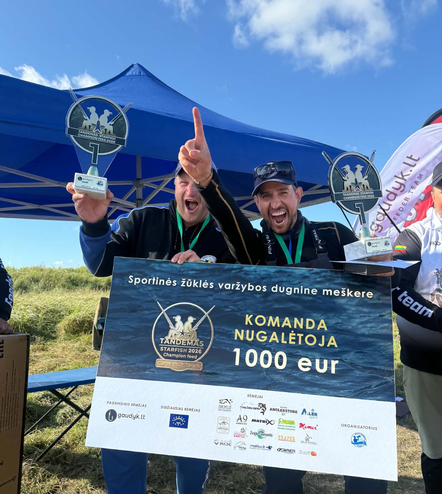 Tandemas Starfish Champion Feed 2026: Gaudyk.lt taurė